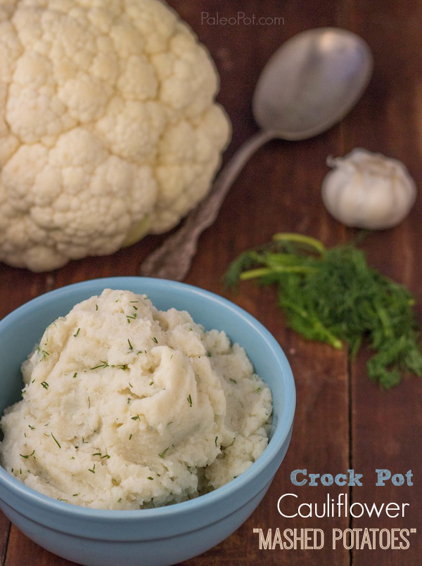 paleo cauliflower mashed potatoes
