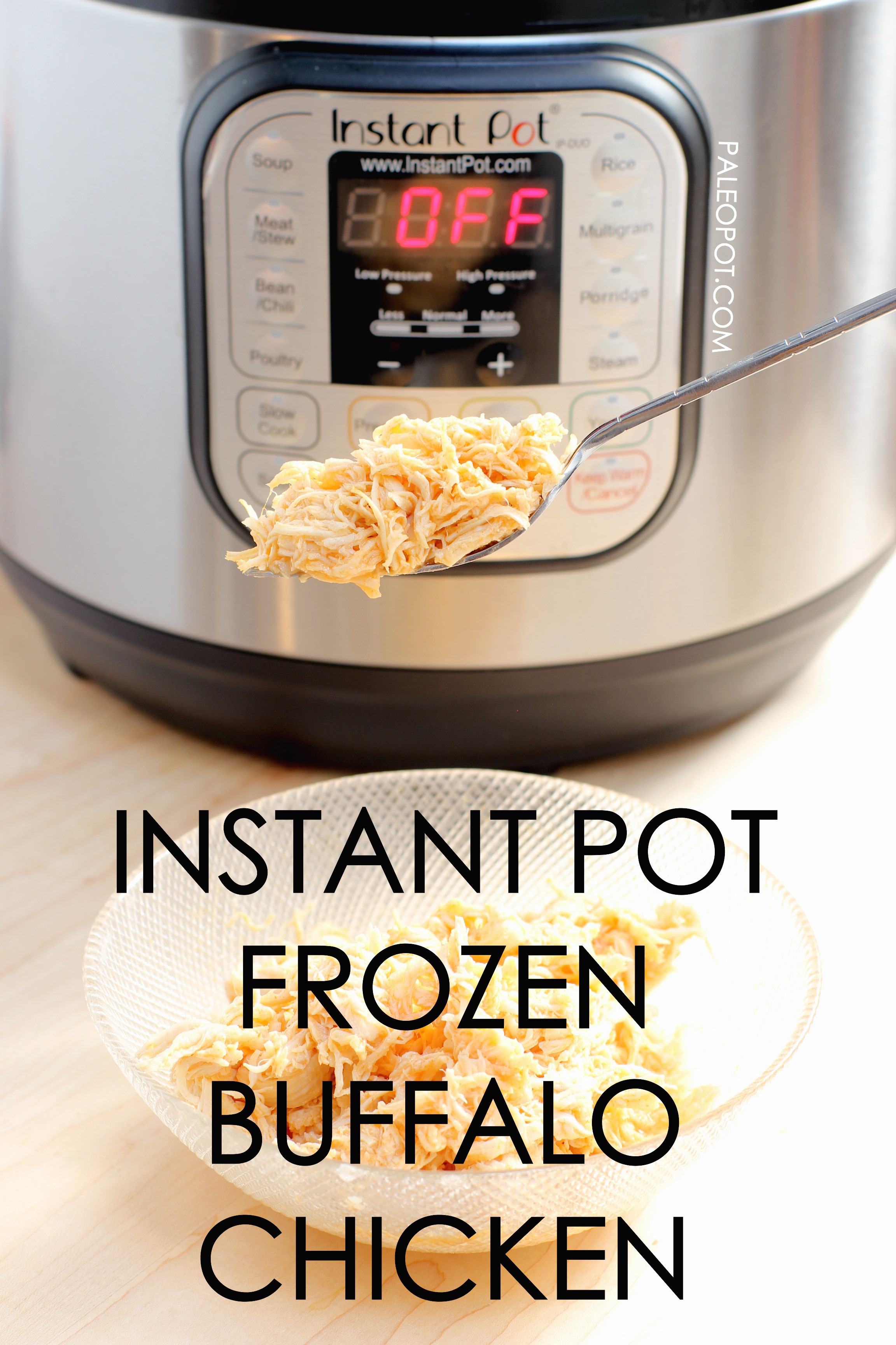 Instant Pot Frozen Buffalo Chicken Breasts Paleopot